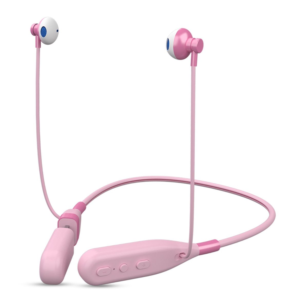 Swagme Dhun NB008 India's 1st Changeable Dual Battery Neckband Pink